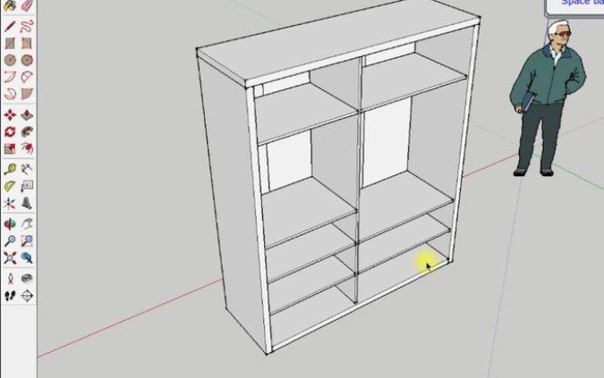 thiết-kế-nội-thất với sketchup